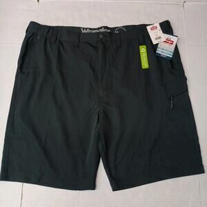 Wrangler Mens Field Utility Shorts Size 46 Black Relaxed Fit